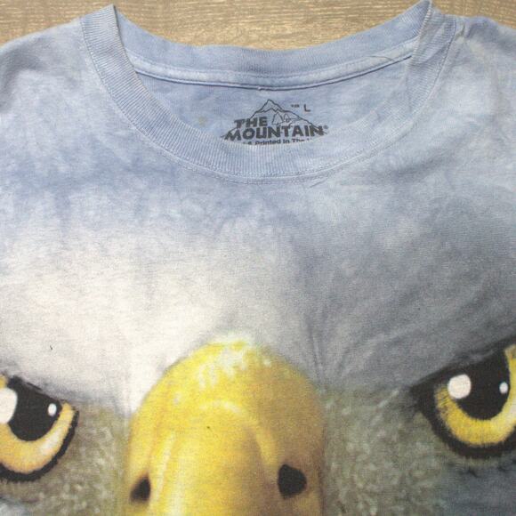 The Mountain Nature Animals Eagle Leopard T-Shirt Lot of 2 Large - Picture 9 of 11